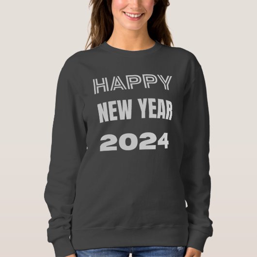 Sweatshirt Bonne année de base (Devant)
