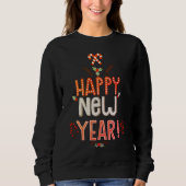 Sweatshirt Bonne année festive | Vacances (Devant)
