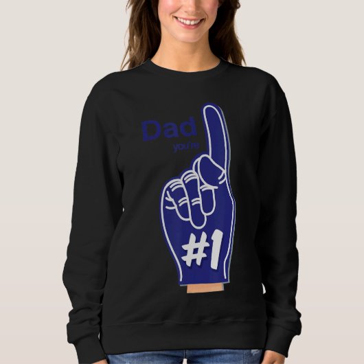 Sweatshirt Bonne Fête des pères (Devant)