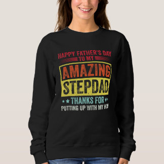 Sweatshirt Bonne Fête des pères À Mon Extraordinaire Stepdad