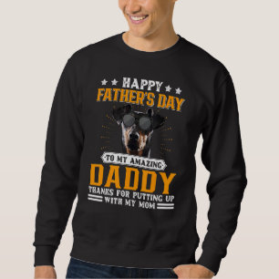 Sweatshirt Bonne Fête des pères Manchester Terrier Chien papa