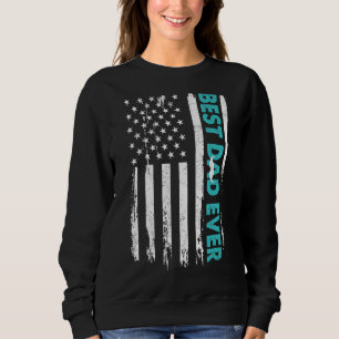 Sweatshirt Bonne Fête des pères Meilleur Papa Jamais Avec Nou