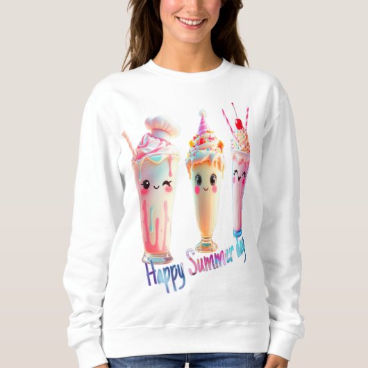 Sweatshirt Bonne journée d'été (Devant)