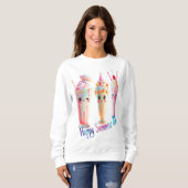 Sweatshirt Bonne journée d'été (Devant entier)