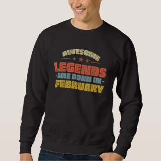 SWEATSHIRT BONNE LÉGENDES INCONTOURNABLES - SONT NÉES - 1 FÉV