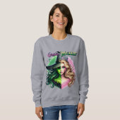 Sweatshirt Bonne ou mauvaise sorcière (Devant entier)