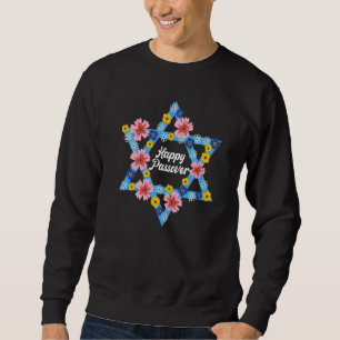 Sweatshirt Bonne Pâque 2022 Étoile De David Pesach Juif M