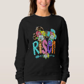 Sweatshirt Bonne Pâques Pour Les Filles Chrétiennes Maman Il (Devant)