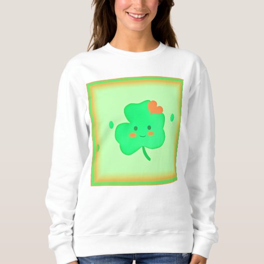 Sweatshirt Bonne Saint Patrick. Commandez dès maintenant  (Devant)