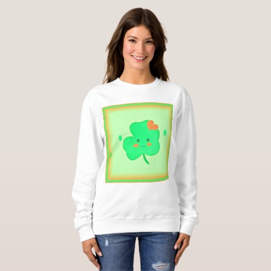 Sweatshirt Bonne Saint Patrick. Commandez dès maintenant (Devant entier)