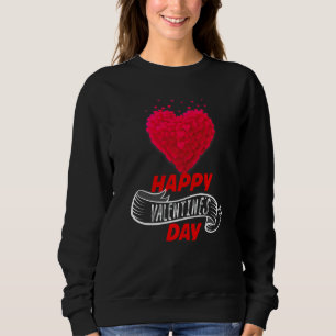 Sweatshirt Bonne Saint Valentin à la hauteur