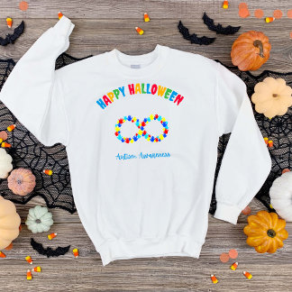 Sweatshirt Bonne Sensibilisation sur l'autisme Halloween