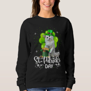 Sweatshirt Bonne St Patrick's Day Ragdoll Chat Shamrock Lucky