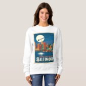 Sweatshirt Bonnes Fêtes de Baltimore (Devant entier)