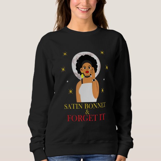 Sweatshirt Bonnet de sommeil satiné Casquette Couvertures de  (Devant)