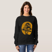 Sweatshirt Bonsai Avec Coucher De Soleil (Devant entier)