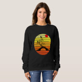 Sweatshirt Bonsai et coucher du soleil (Devant entier)