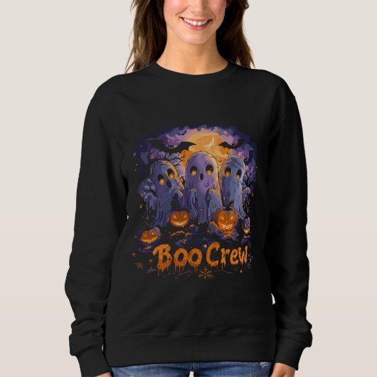 Sweatshirt Boo Crew | ExDesigner | Halloween (Devant)