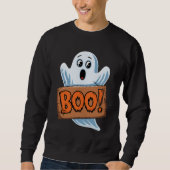 Sweatshirt Boo Fantôme d'halloween (Devant)