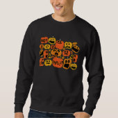 Sweatshirt Boo Pumpkins Fall Vibes  Jack O Lantern Halloween (Devant)
