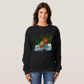 Sweatshirt Book Flowers (Devant entier)