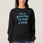 Sweatshirt Book Lover Book Stack (Devant)