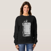 Sweatshirt Bookworm Books Bibliophile Librarian Literature  B (Devant entier)