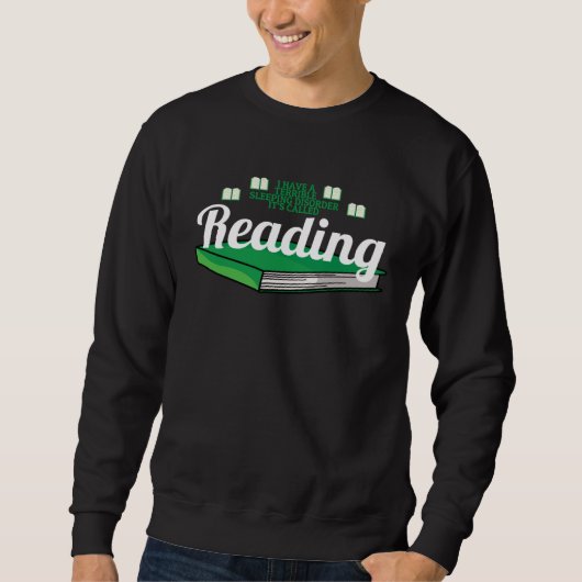 Sweatshirt Bookworm  Sarcastic Reading Bookaholic (Devant)