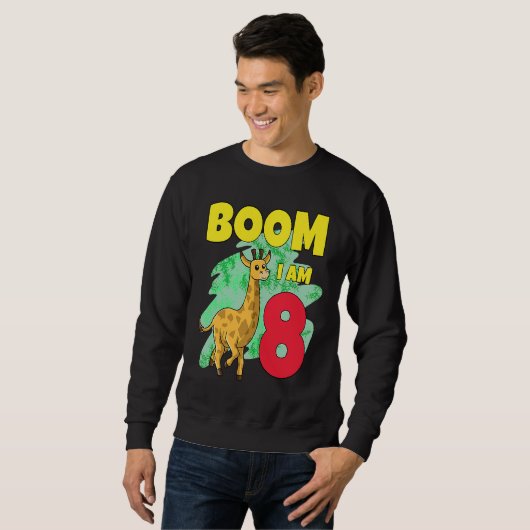 Sweatshirt Boom Im 8 Giraffe (Devant entier)