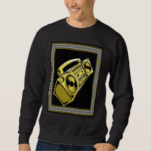 Sweatshirt Boombox Ghettoblaster Stereo Hip hop Drivers Urban
