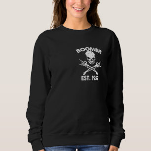 Sweatshirt Boomer Est 1959 Je suis sûr que vous ne m'aimez pa