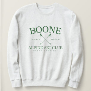 Sweatshirt Boone Alpine Ski Club, Caroline du Nord