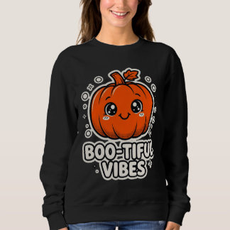 Sweatshirt Bootiful Vibes Pun Halloween Tee