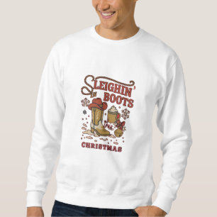 Sweatshirt Boots de nuit Ce Noël Drôle West Cowboy