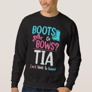 Sweatshirt Boots Ou Bows Tia Genre Révéler Grossesse Annonce