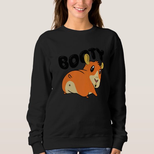 Sweatshirt Booty Pig Graphic Guinea Pig Owner Pet Cavy Animal (Devant)