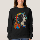 Sweatshirt Border Collie Dog  Astronaut (Devant)
