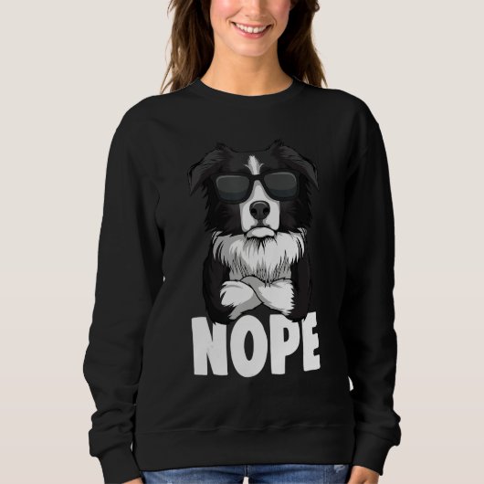 Sweatshirt Border Collie Dog Kids Boys Women_1 (Devant)