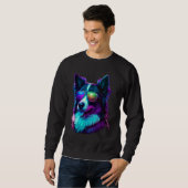 Sweatshirt Border Collie Dogs Border Collies (Devant entier)