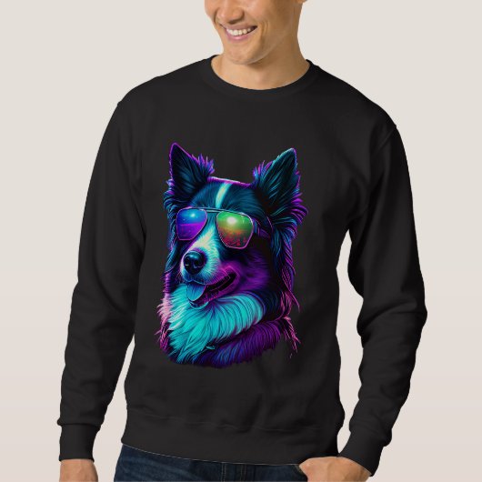 Sweatshirt Border Collie Dogs Border Collies (Devant)