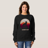 Sweatshirt Border Collie et Montagne Premium (Devant entier)