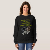 Sweatshirt Border Collie  French Fries (Devant entier)