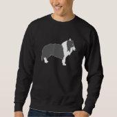 Sweatshirt Bordure Collie (Devant)