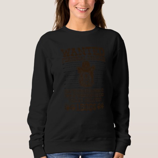 Sweatshirt Bordure Collie Personal Stalker Dog Walker Dog Tra (Devant)