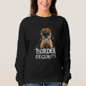 Sweatshirt Bordure Sécurité Bordure Cadeau Terrier (Devant)
