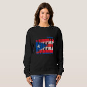 Sweatshirt Boricua Roots Puerto Rico Pride PR Queens Puerto R (Devant entier)