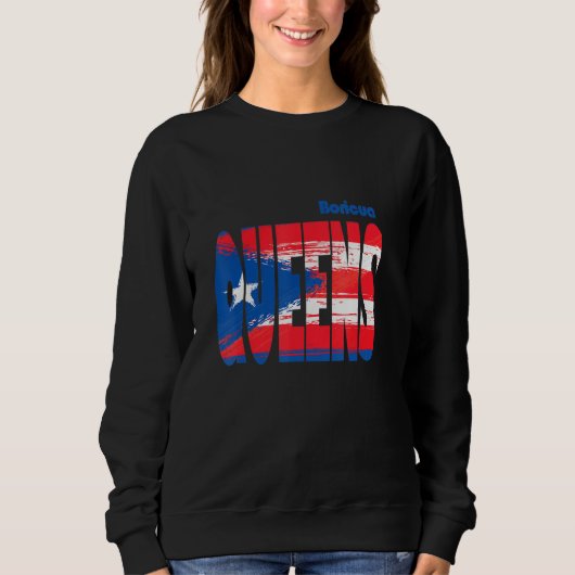 Sweatshirt Boricua Roots Puerto Rico Pride PR Queens Puerto R (Devant)