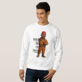 Sweatshirt Born Bold Bred for Greatness,Afro modern,3d (Devant entier)