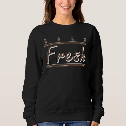 Sweatshirt Born Fresh Heads Basketball Dark Mocha 1s Matching (Devant)