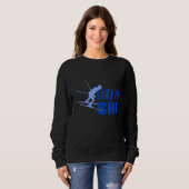 Sweatshirt Born to Ski 2 (Devant entier)